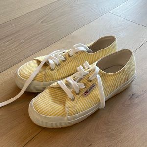 SuperGA yellow low top sneakers